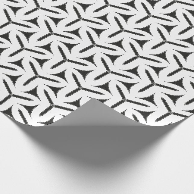 Cadeau Papier d'enrobage Motif pour lames gothiques (Coin)
