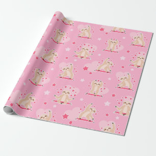 Cadeau Papier d'enrobage Motif Sloth