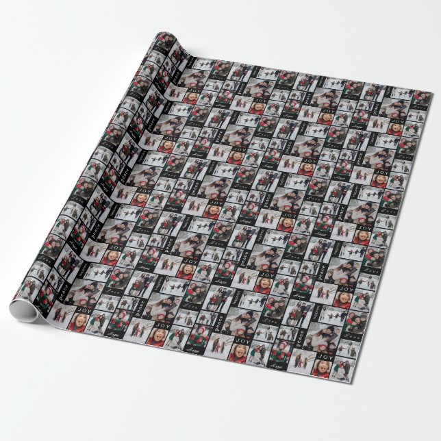 Cadeau Papier d'enrobage photo de Noël (Déroulé)