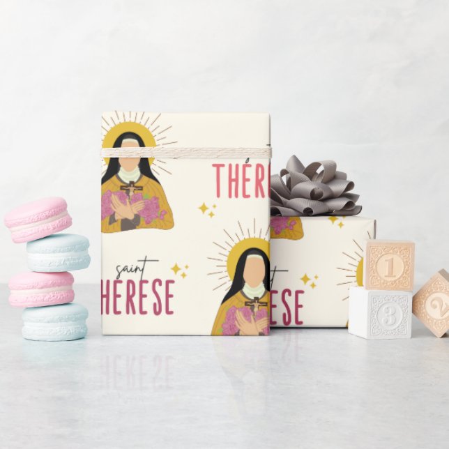 Cadeau Papier d'enrobage St. Therese (Baby Shower)