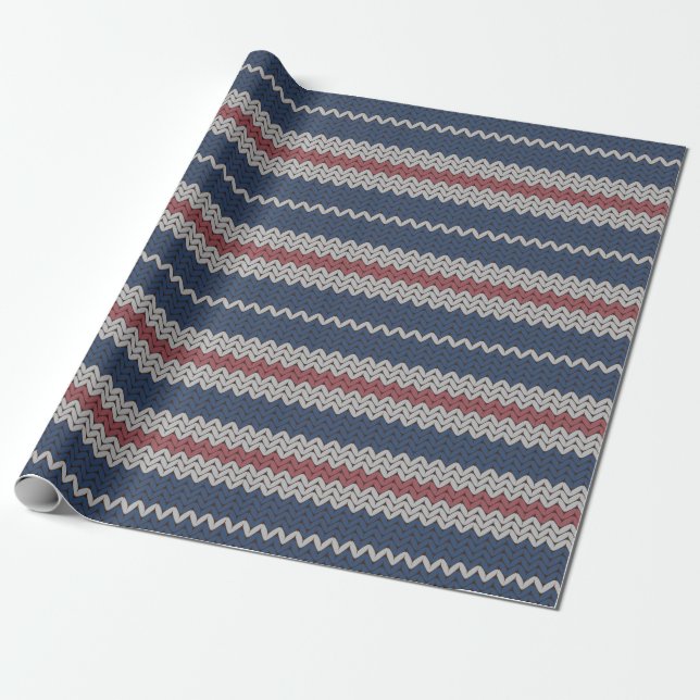 Cadeau Papier d'enrobage textile fileté (Déroulé)