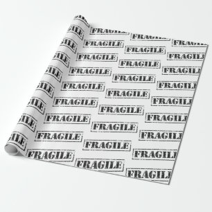 Cadeau Papier d'enrobage Vintage fragile
