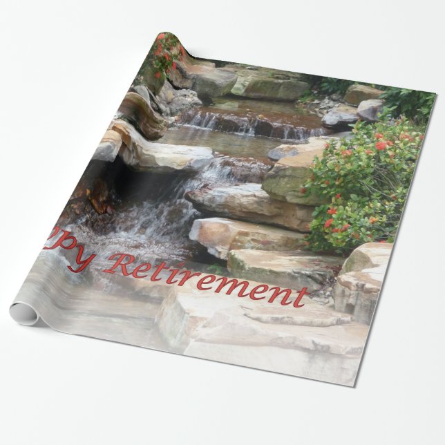 Cadeau Papier d'enveloppe de cascade de cascade de jardin (Déroulé)