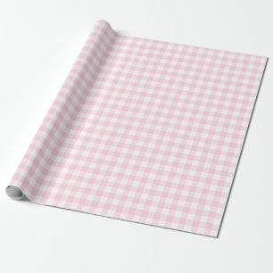 Cadeau Papier d'enveloppement à blanc et rose clair