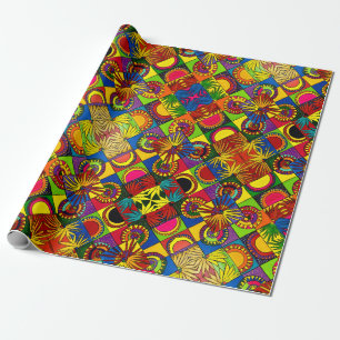 Cadeau Papier d'enveloppement à la solution solaire