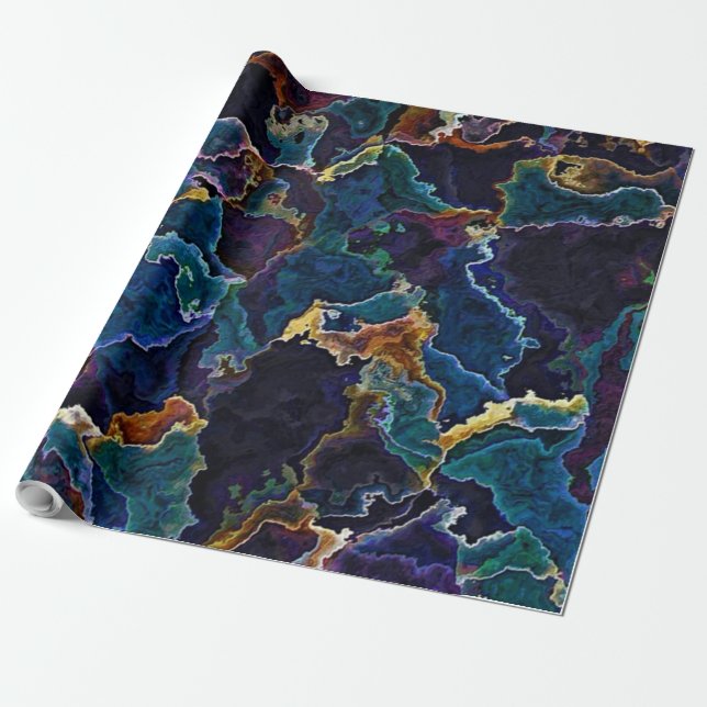 Cadeau Papier d'enveloppement à lame d'huile (Déroulé)