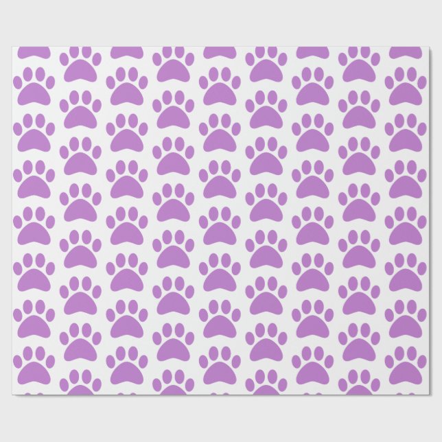 Cadeau Papier d'enveloppement à mâchoires violettes (Plat)