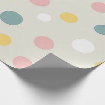 Papier d'enveloppement à points Polka