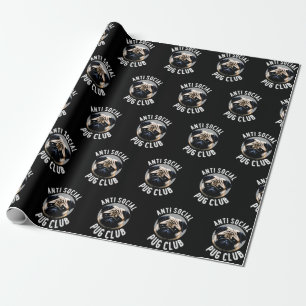 Cadeau Papier d'enveloppement anti-Carlin social Club