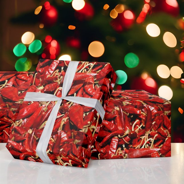 Cadeau Papier d'enveloppement au chili rouge sud-ouest sé (Créateur téléchargé)