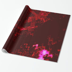 Cadeau Papier d'enveloppement brillant d'amour électrique