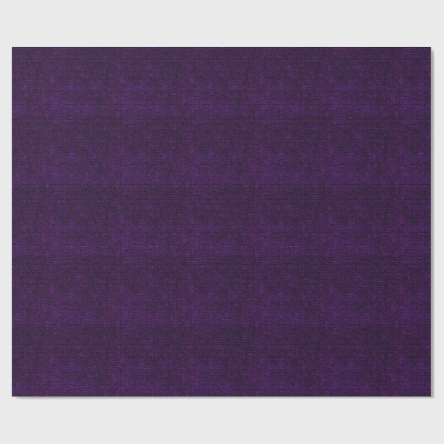 Cadeau Papier d'enveloppement brillant noir violet (Plat)