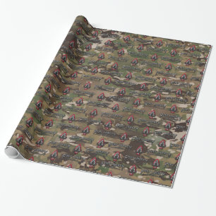 Cadeau Papier d'enveloppement Camo Fort Liberty