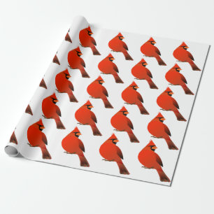 Cadeau Papier d'enveloppement cardinal
