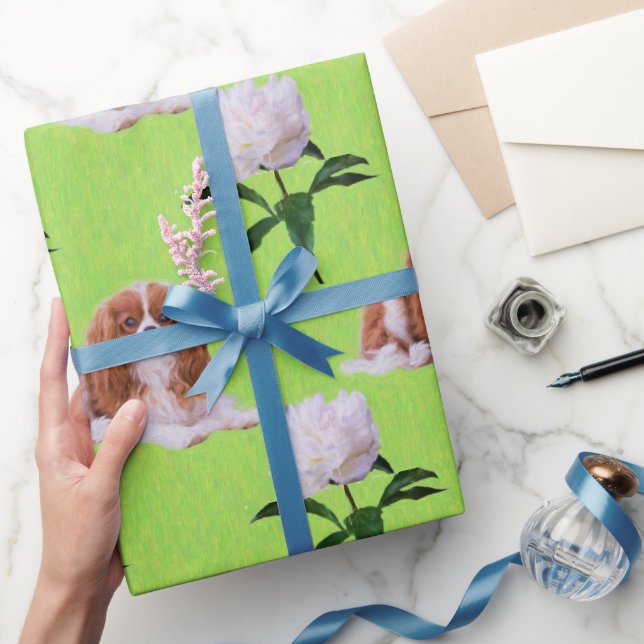 Cadeau Papier d'enveloppement Cavalier King Charles & Whi (Cadeaux)