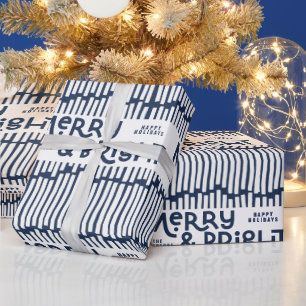Cadeau papier d'enveloppement coloré joyeux et lumineux