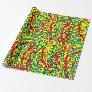 Cadeau Papier d'enveloppement coloré par Tamara Diaz Art