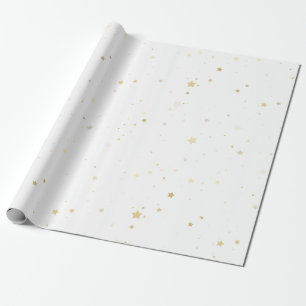 Cadeau Papier d'enveloppement Confetti Chic Gold Sparkle