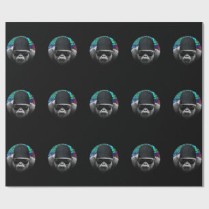 Cadeau Papier d'enveloppement Cool Gorilla