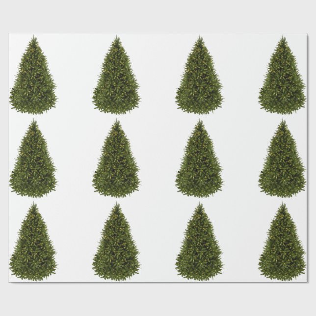 Cadeau Papier d'enveloppement d'arbre de Noël (Plat)