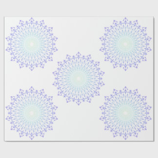 Cadeau Papier d'enveloppement d'arête diamant clairVert-c