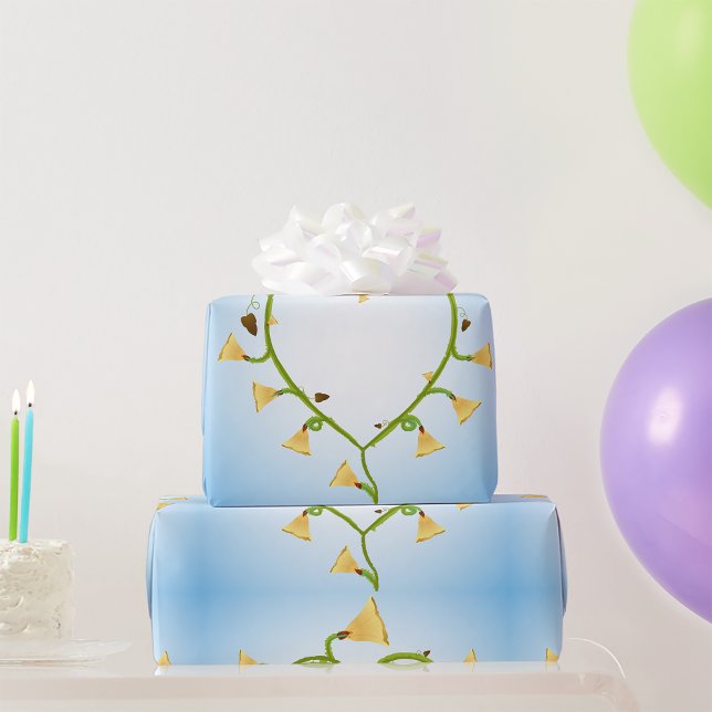 Cadeau Papier d'enveloppement d'art à fleurs de printemps (Créateur téléchargé)