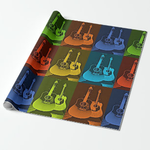 Cadeau Papier d'enveloppement d'art de la guitare