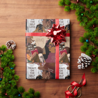 Cadeau Papier d'enveloppement d'auto-amour