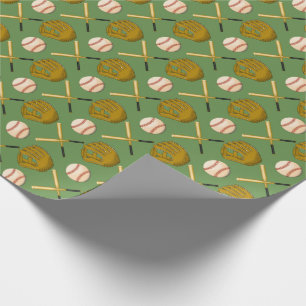 Cadeau Papier d'enveloppement de baseball