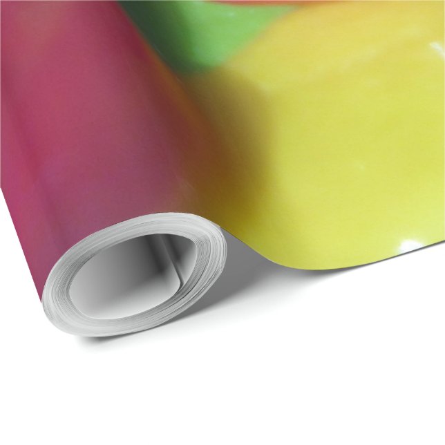 Cadeau Papier d'enveloppement de bonbons (Coin rond)
