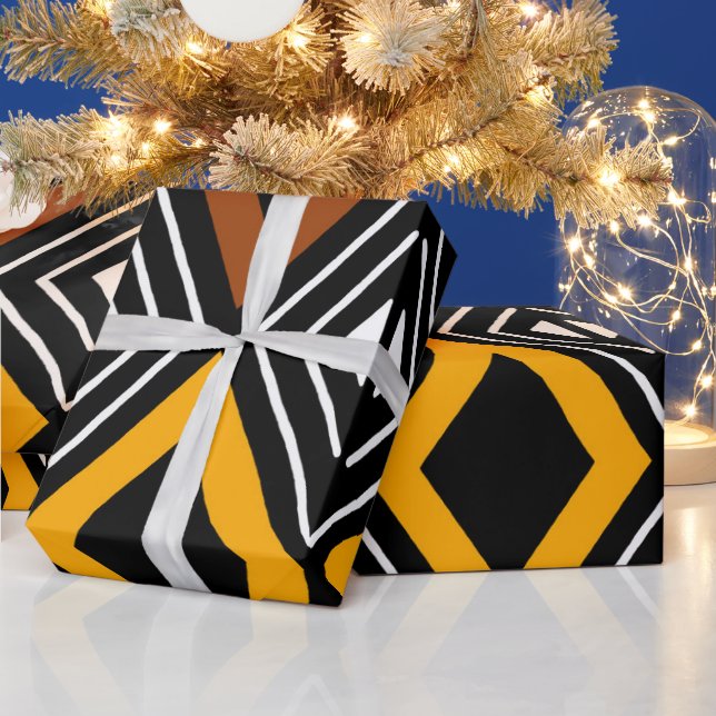 Cadeau Papier d'enveloppement de boue africain (Vacances)