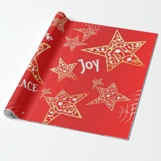 Cadeau Papier d'enveloppement de brillant de photo Gold S