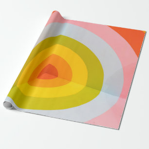 Cadeau Papier d'enveloppement de bulle en coin gras