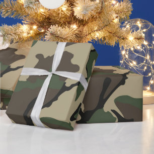 Cadeau Papier d'enveloppement de Camo