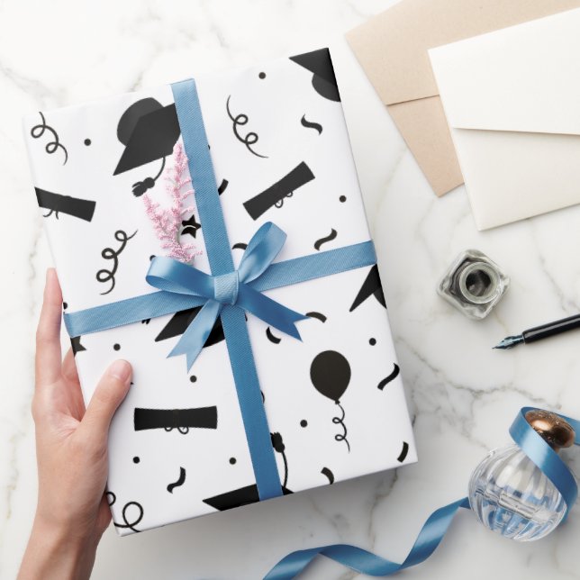 Cadeau Papier d'enveloppement de capuchon noir (Cadeaux)
