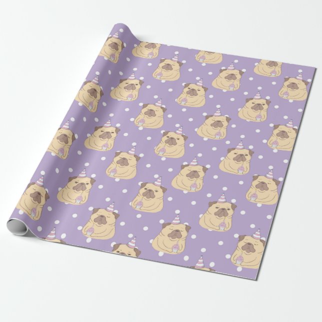 Cadeau Papier d'enveloppement de carlins (Déroulé)