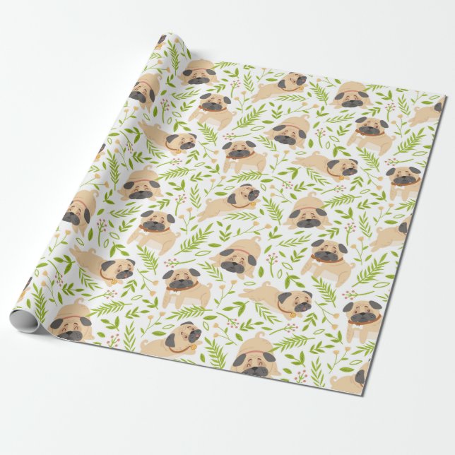 Cadeau Papier d'enveloppement de carlins (Déroulé)
