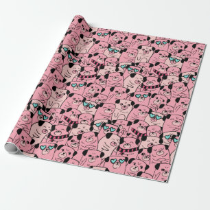 Cadeau Papier d'enveloppement de carlins