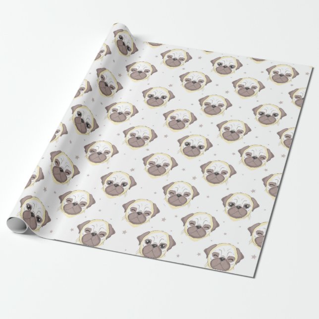 Cadeau Papier d'enveloppement de carlins (Déroulé)