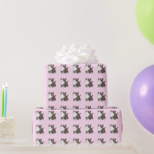 Cadeau Papier d'enveloppement de chats mignon