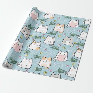 Cadeau Papier d'enveloppement de chats mignonnes - Chats 