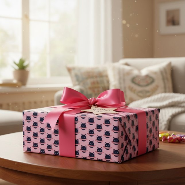 Cadeau Papier d'enveloppement de chats planètes (Créateur téléchargé)