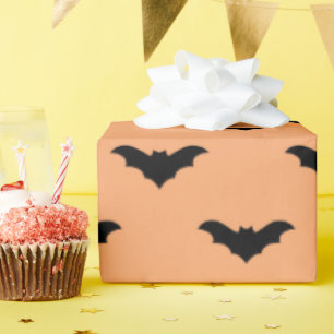 Cadeau Papier d'enveloppement de chauves-souris Éffrayant