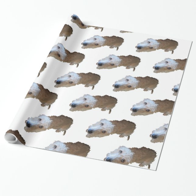 Cadeau Papier d'enveloppement de chien grossier (Déroulé)