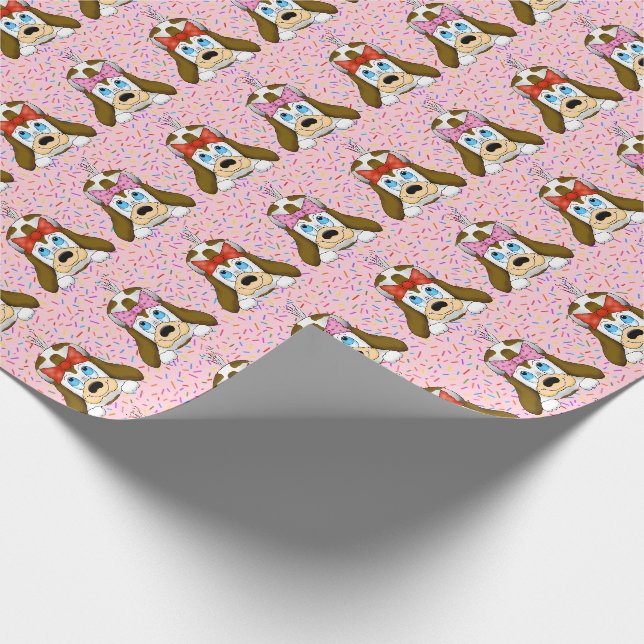 Cadeau Papier d'enveloppement de chien mou (Coin)