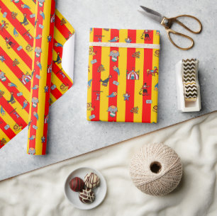 Cadeau Papier d'enveloppement de cirque - rouleau