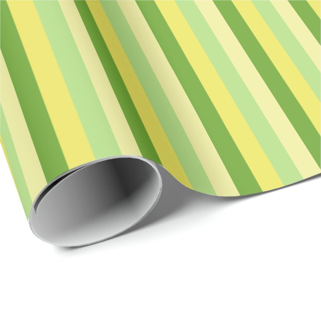 Cadeau Papier d'enveloppement de citron et de chaux (Coin rond)