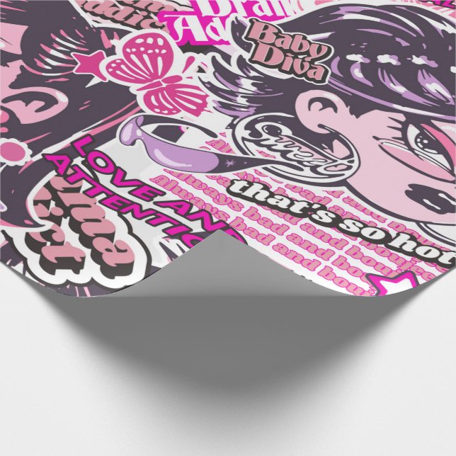 Cadeau Papier d'enveloppement de collage pour toxicomanes (Coin)