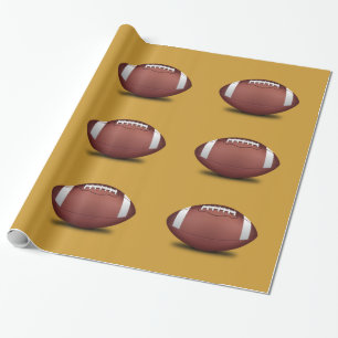 Cadeau Papier d'enveloppement de conception de football