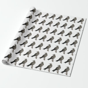 Cadeau Papier d'enveloppement de couleur d'aquarelle noir